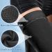 Compression Stockings for Women & Men - 23-32 mmHg Varicose Vein Support Socks | Thigh High Open Toe Sleeves for Fatigue Relief - Black 2X-Large - Buy Online on GoSupps.com
