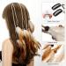 MWOOT 4Pcs Bohemian Feather Hair Clips - Indian Tassel & Beads Headdress for Halloween Party Decoration - Buy Online on GoSupps.com