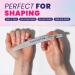PORTENTUM Professional Nail Files 8 PCS | Double Sided Emery Board 100/180 Grit | Washable Fingernail Buffering Files | Manicure & Pet Grooming Tools - Buy Online on GoSupps.com
