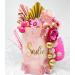 JeVenis 36 PCS Pink Balls Cake Decoration Baby Shower Cake decoration Pink Leaves Cake Decoration Rose Cake decoration Boho Cake Decoration Palm Leaves Cake Decoration (EU-A-734) - Buy Online on GoSupps.com