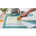 OLFA 45mm Ergonomic Rotary Cutter (RTY-2/DX) with Blade Cover - Ideal for Quilting, Sewing, and Crafts - Buy Online on GoSupps.com
