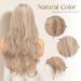 Shop Fine Ashblonde Long Curly Wigs with Ponytail - 65 cm Synthetic Party & Cosplay Hair for Women - Buy Online on GoSupps.com