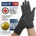 Doctor Developed Full Fingered Arthritis Gloves/Compression Gloves (Grey) and DOCTOR WRITTEN HANDBOOK -Relief for Joint Condition (Osteo/Rheuamtoid) Raynauds Disease & Carpal Tunnel (L) Grey L