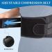 Adjustable Lumbar Support Brace for Lower Back Pain Relief with 3 Replacement Pads | Lower Waist Support for Herniated Disc, Sciatica, Scoliosis - Black M - Buy Online on GoSupps.com