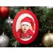 Pearhead Holiday Babyprints Photo Ornament with Clean-Touch Ink | Christmas Baby Footprint Ornament | Perfect Holiday Gift for the Family | Double-Sided Baby Christmas Ornament in Red Ink - Buy Online on GoSupps.com