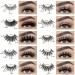 50 Boxes Wholesale Faux Mink Lashes - 10 Styles Volume Eyelashes - Natural Look 3D False Eyelashes - 50 pairs - Buy Online on GoSupps.com