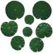 Molain Artificial Lotus leaves 8 pieces lilies pads floating foam lotus leaves Realistic water lily pads for home garden pond pool aquarium landscape decoration