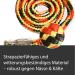 Leading Knit with Panic Hooks for Horses Ponies Shetland and Donkeys - 1.60m Stylish Designs in Black-Red-Yellow - Buy Online on GoSupps.com