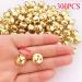 Luckkyme Jingle Bells 300 Pieces 1/2 Inch DIY Craft Bells for Wreath Decoration - Gold - Buy Online on GoSupps.com