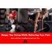 Knee Brace Compression Sleeve with Strap for Meniscus Tear & Arthritis Relief - XL Dark Grey/Red - Buy Online on GoSupps.com