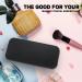 Gmdrounz Silicone Makeup Brush Travel Case - Portable Zippered Pouch for Cosmetic Tools, Black - Buy Online on GoSupps.com