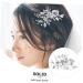 Didiseaon Iron sheets hair comb rhinestone hair accessories hair hair accessories bridal hair accessories wedding hair accessories for brides hand drill the flowers - Buy Online on GoSupps.com