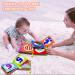 Dr.Rapeti Soft Cloth Book for Baby Infant Toddler Kids 6-Pack Crinkle Squeaky Washable Non-Toxic Early Educational Baby Book Bath Book Colorful 2 - Buy Online on GoSupps.com