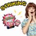 Striking Popping Candy Strip Strawberry Flavour 15g (Pack of 2) Strawberry Small - Buy Online on GoSupps.com
