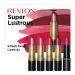 Revlon Super Lustrous Lipstick Set - 5 Piece Gift Set with Cream Pearl & Matte Finishes - Buy Online on GoSupps.com