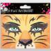 Animal Face Sticker Set - Leopard Tiger Lion Giraffe | Floral Festival & Halloween Body Paint Decoration | 4 Sheets for Stage Performance - Buy Online on GoSupps.com