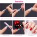 100 Clear Artificial Fingernails with Glue & File - Perfect Nail Art Tips for Women & Girls (10 Sizes) - International Shipping Available - Buy Online on GoSupps.com