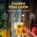 Bar Golden Chai Latte Pack de 4 x250g Pr paration instantan e au th noir pices & curcuma 48 tasses - Vegan naturel sans ar mes artificiels Fait main en Belgique - Buy Online on GoSupps.com