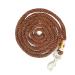 Lead rope for horse - tie rope in various stylish designs lead rope tie rope for pony donkey goat (2X brown)