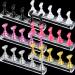 6 Sets Magnetic Nail Tip Display Holder Acrylic Nail Display Stand Nail Tip Practice Stand Nail Art Training Stand for DIY Manicure Fingernail Salon 6 Colors Gold Silver Light Pink Black White Pink