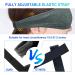 Adjustable Strap Side Sleeping Mask 3D Design | Blackout Blindfold for Men and Women | Relieve Eye Strain | Soft & Comfortable Night Eye Cover | Grey - Buy Online on GoSupps.com
