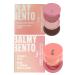 Kaja 3-in-1 Blendable Sculpting Trio - Play Bento 2.5 Dolce Cappuccino + Lip Bento Balm + Scrub Strawberry Ros 0.4 Oz Bundle