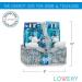 Heavenly Ocean Bliss Home Spa Gift Basket - 9pc Bath & Body Set for Women - Perfect for Father's Day, Wedding, Anniversary, Birthday, Graduation - Buy Online on GoSupps.com