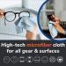 Elite Tech Gear Microfiber Cloth - 13-Pack Oversized Microfiber Cleaning Cloths. Washable High Tech Eyeglass Cleaning Cloths for Electronics  Glasses  Screens and Lenses. Sizes 6" x 7" and 12" x 12" - Buy Online on GoSupps.com