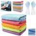 LXINYE Streak-Free Miracle Cleaning Cloths - Reusable Probablei Fish Scale Cleaning Cloth Probable Cleaning Cloth Multipurpose Cleaning Cloth for Glass Dishes Mirrors (5pcs 11.8 * 15.75in) 5pcs 11.8*15.75in