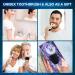 2-Piece Ultrasonic Electric Toothbrush Set | U-Shaped Automatic Toothbrush for Adults | Whitens Teeth & Cleans Whole Mouth | Rechargeable & Waterproof | 3 Brush Heads Included (Black/White) - Buy Online on GoSupps.com