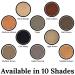 Natural Eyebrow Powder Kit - Mica Brow Makeup with Angled Brush | 10 Shades No Parabens - NuBeauti Medium Brown - Buy Online on GoSupps.com