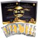 Bisou Bisou Bisou 24K Gold Under Eye Mask | Under Eye Treatment for Women | Collagen Eye Pads | Eye Patches 16 Pairs Per Pack (2 packs)