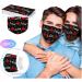 Disposable Face Bandana Valentine's Day Face Bandana Heart Shaped Design 3Ply Breathable Anti-Dust Facial Pro-tection 20PCS 1117-1 - Buy Online on GoSupps.com
