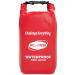 WELL-STRONG Waterproof First Aid Kit Roll Top Boat Emergency Kit with Waterproof Contents for Fishing Kayaking Boating Swimming Camping Rafting Beach Red Ws011-red