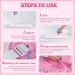 Buy SUNAI 2 Pcs Organic Castor Oil Pack Wraps for Waist & Neck - Reusable Detox for Liver Pink Cotton - Buy Online on GoSupps.com