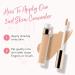 100% PURE 2nd Skin Concealer (Shade 5) - Full Coverage Lightweight Liquid Concealer for Face & Under Eyes - Vegan Makeup (Medium-Tan Skin) - 0.17 Fl Oz - Buy Online on GoSupps.com