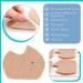 SATINIOR 30 Pcs Foot Pads for Dancers - Metatarsal & Sesamoiditis Pain Relief Cushion Pads for Men & Women - Large Area Corn Pads - Buy Online on GoSupps.com