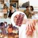 Set of 5 Nail Polish Stickers - Nail Polish Strips Nail Wrap | Semi-hardened Gel Nail Strips Toe Nail Polish Strip Stickers Adhesive Decals Nail Files for Women Girls Kids Cs029|ss029 - Buy Online on GoSupps.com