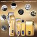 Roziapro Professional Hair Clippers for Men Zero Gapped T-Blade Trimmer Cordless Nose Hair Trimmer Electric Foil Shaver Rechargeable Hair Grooming Set with LED Display (Gold) Gold01 - Buy Online on GoSupps.com