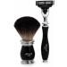 Haryali London Men's 3-Blade Razor & Black Badger Hair Shaving Set | Perfect Gift for Men - Buy Online Worldwide - Buy Online on GoSupps.com