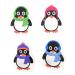 Set of 4 hand warmers penguins for warm hands and fingers reusable heat pads
