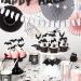 24 Pack Halloween Bat Cupcake Toppers Black Glitter Bat Halloween Cupcake Picks Happy Halloween Cake Decorations for Baby Shower Kids Birthday Party Cake Decorations Supplies 1-black - Buy Online on GoSupps.com