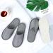 SATINIOR 12 Pairs Disposable Spa Slippers - Non-Slip Closed Toe Hotel Slippers - Grey - Medium-Large Size - Ideal for Women and Men - Buy Online on GoSupps.com
