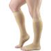 Truform 15-20 mmHg Compression Stockings for Men and Women - Knee High Open Toe - Beige, Large - 1 Pair - Buy Online on GoSupps.com