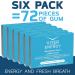 Buy Viter Energy Caffeinated Gum - 60mg Caffeine & B Vitamins - Sugar Free Wintergreen - 12pcs x 6 Packs - Boost Energy Anytime - Buy Online on GoSupps.com