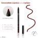 Buy Makki Maroon Red Lipstick & Lip Liner - Intense Color Long-Lasting Creamy Finish - Two-in-One Chestnut Red - Buy Online on GoSupps.com