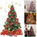 10 Pcs Christmas Bow with Bells Ornaments Sbyhbhyds Mini Miniature Red Bowknot Craft Decor Xmas Tree Gift Garland Hanging Decorations Wedding Party Decorative Artificial Flowers Bows - Buy Online on GoSupps.com