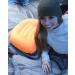 Aspect Outdoor Sleeping Bag Liner & Inflatable Pillow - Lightweight Breathable Sack & Ultralight Comfortable Camping Gear - Grey/Orange - Buy Online on GoSupps.com