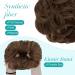 S-Noilite Curly Messy Bun Hair Scrunchie, Light Brown 12 - Women's Synthetic Ponytail Chignon Extension - Buy Online on GoSupps.com