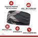 Sports Headband for Turning - Lightweight Elastic Quick-Drying Ideal for Hiking Running Biking and Skiing - Black Gray - Single Pack - Buy Online on GoSupps.com